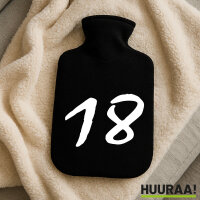 Wärmflasche 18 Geburtstag