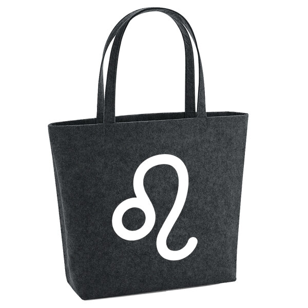 Filzshopper Löwe Sternzeichen Zeichen 22 Liter Filztasche