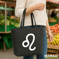 Filzshopper Löwe Sternzeichen Zeichen 22 Liter...