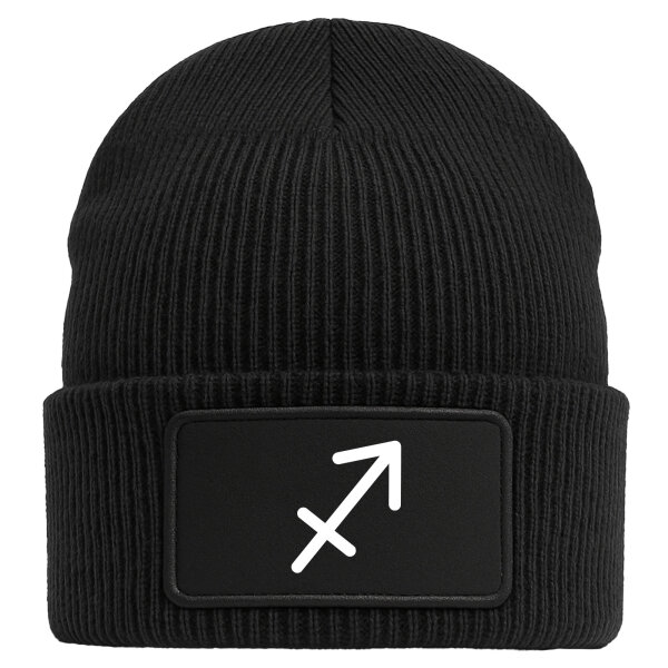 Beanie Schütze Sternzeichen Zeichen Black Mütze