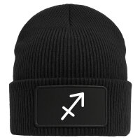 Beanie Schütze Sternzeichen Zeichen Black Mütze
