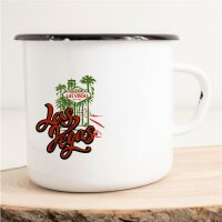 Emaille Tasse Las Vegas Vintage 300ml