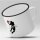 Emaille Tasse Basketballer Vintage 300ml