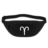 Bauchtasche Widder Sternzeichen Zeichen 2,5 Liter Black