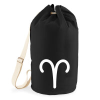 Seesack Widder Sternzeichen Zeichen 20 Liter Rucksack Black