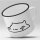 Emaille Tasse Bongo cat Vintage 300ml