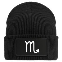 Beanie Skorpion Sternzeichen Zeichen Black Mütze