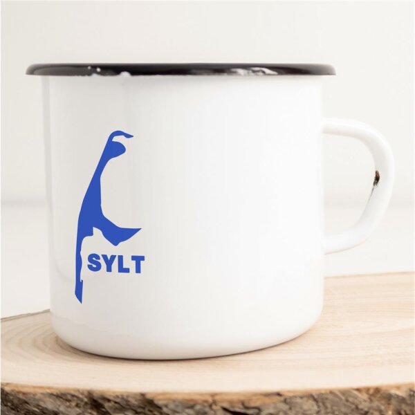 Emaille Tasse Sylt Vintage 300ml