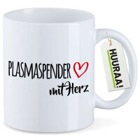 Kaffeetasse Plasmaspender mit Herz 330ml