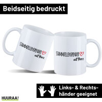 Kaffeetasse Stammzellenspender mit Herz 330ml