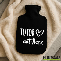 Wärmflasche Tutor mit Herz