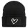 Beanie Herz Heart Black Mütze