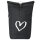 Kurierrucksack Herz Heart 30-44 Liter Black Melange