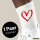 Socken Herz Heart Größe 37/46 White Motiv Tennissocken