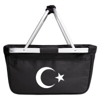 Einkaufskorb faltbar Türkei Halbmond und Stern 20...
