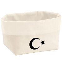 Organizer Türkei Halbmond und Stern Aufbewahrungskorb