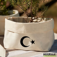 Organizer Türkei Halbmond und Stern Aufbewahrungskorb