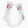 Socken Türkei Halbmond und Stern Größe 37/46 White Motiv Tennissocken