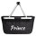 Einkaufskorb faltbar Prince Schriftzug 20 Liter Tragekorb Black