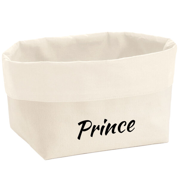 Organizer Prince Schriftzug Aufbewahrungskorb