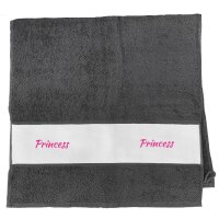 Handtuch Princess Schriftzug 50x100cm