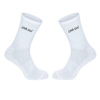 Unisex Socken Little Girl Schriftzug Baumwolle