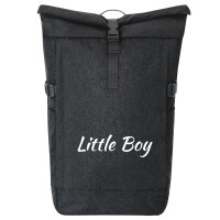 Kurierrucksack Little Boy Schriftzug 30-44 Liter Black...