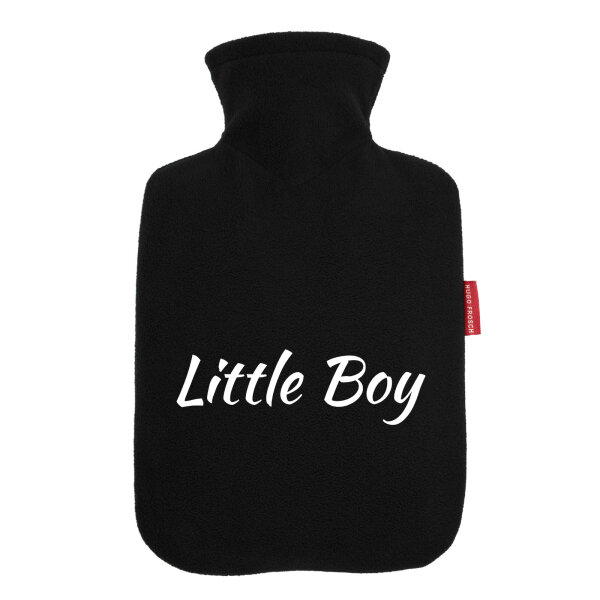 Wärmflasche Little Boy Schriftzug