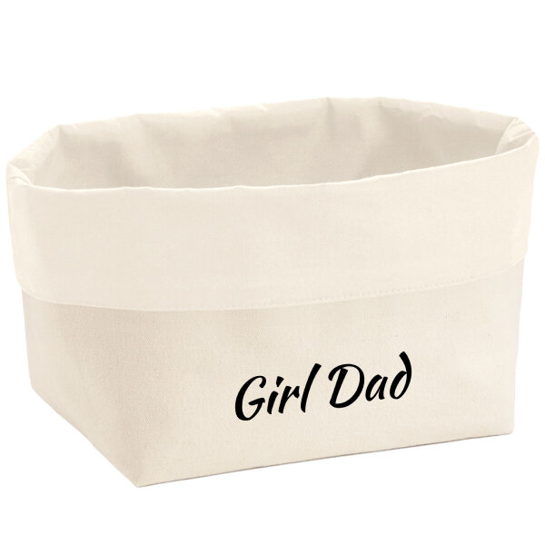 Organizer Girl Dad Schriftzug Aufbewahrungskorb