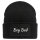 Beanie Boy Dad Schriftzug Black Mütze