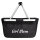 Einkaufskorb faltbar Girl Mom Schriftzug 20 Liter Tragekorb Black
