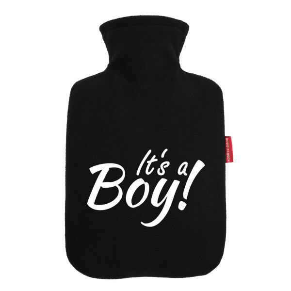 Wärmflasche It`s a Boy! Schriftzug