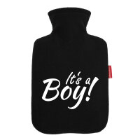 Wärmflasche It`s a Boy! Schriftzug