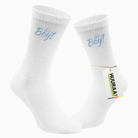 Socken It`s a Boy! Schriftzug Größe 37/46...
