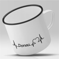 Emaille Tasse Donau Vintage 300ml