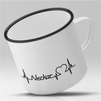 Emaille Tasse Neckar Vintage 300ml