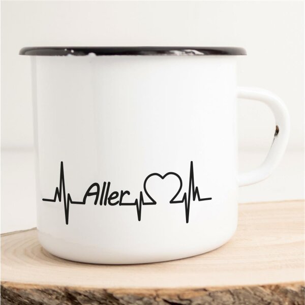 Emaille Tasse Aller Vintage 300ml