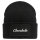 Beanie Chocoholic Schriftzug Black Mütze