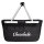 Einkaufskorb faltbar Chocoholic Schriftzug 20 Liter Tragekorb Black