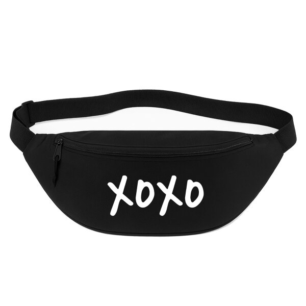 Bauchtasche XOXO Kuss 2,5 Liter Black Crossbody Bag