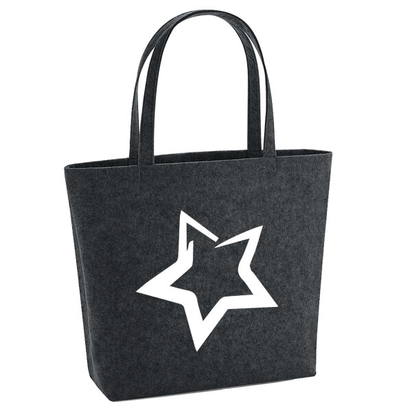 Filzshopper Stern Star 22 Liter Filztasche