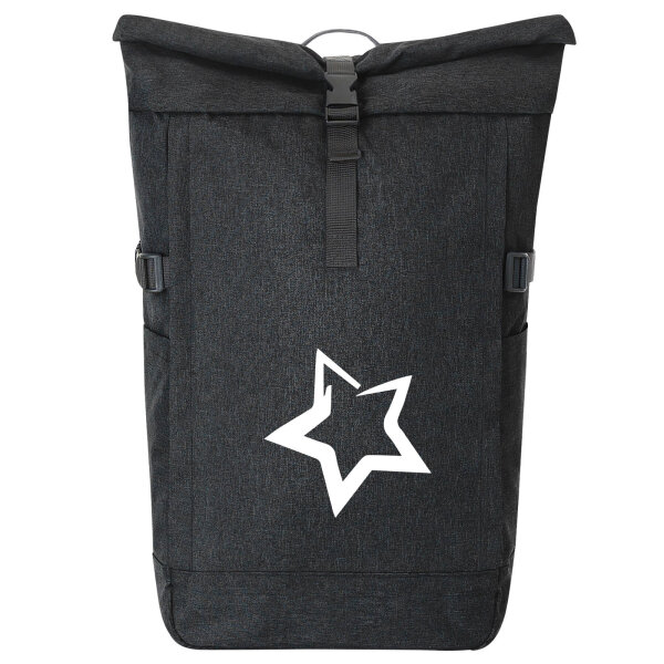 Kurierrucksack Stern Star 30-44 Liter Black Melange