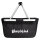 Einkaufskorb faltbar Wunschkind Schriftzug 20 Liter Tragekorb Black
