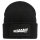 Beanie Helgaaa Schriftzug Black Mütze