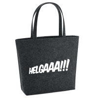 Filzshopper Helgaaa Schriftzug 22 Liter Filztasche