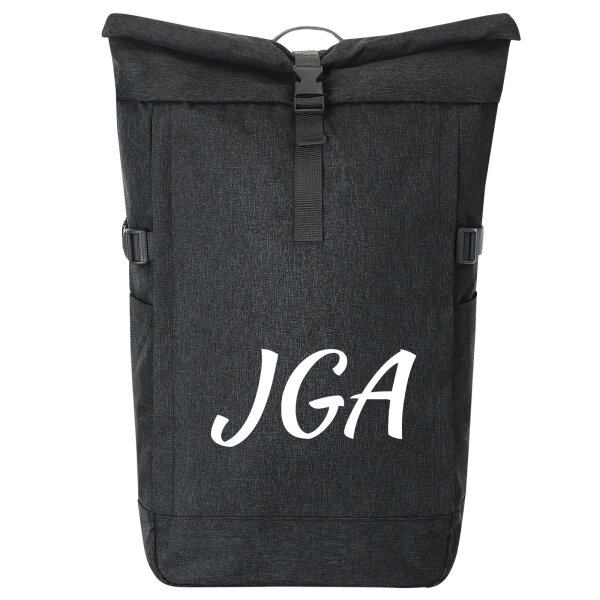 Kurierrucksack JGA Junggesellenabschied 30-44 Liter Black Melange