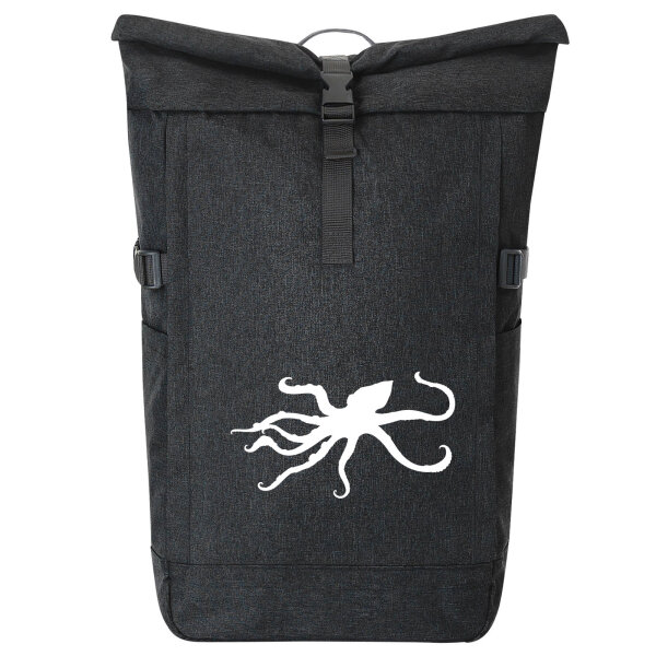 Kurierrucksack Oktopus Silhouette 30-44 Liter Black Melange