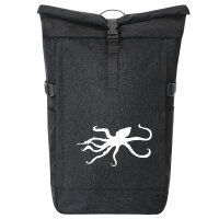 Kurierrucksack Oktopus Silhouette 30-44 Liter Black Melange
