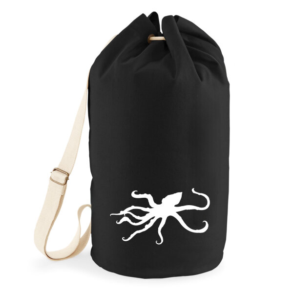 Seesack Oktopus Silhouette 20 Liter Black