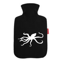 Wärmflasche Oktopus Silhouette
